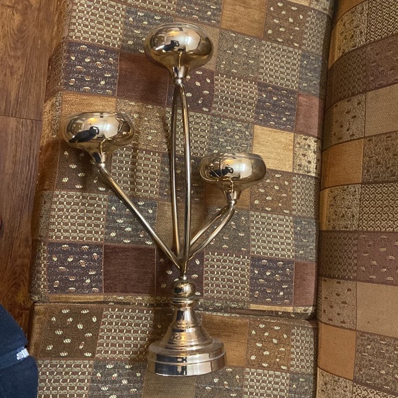 Gold candle stand - Picture 4 of 6